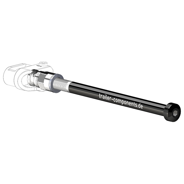 steekassen met adapter Croozer voor TOUT TERRAIN | voor linkse draad M12 x 1,50 - geschikt voor Croozer fietskarren vanaf 2018