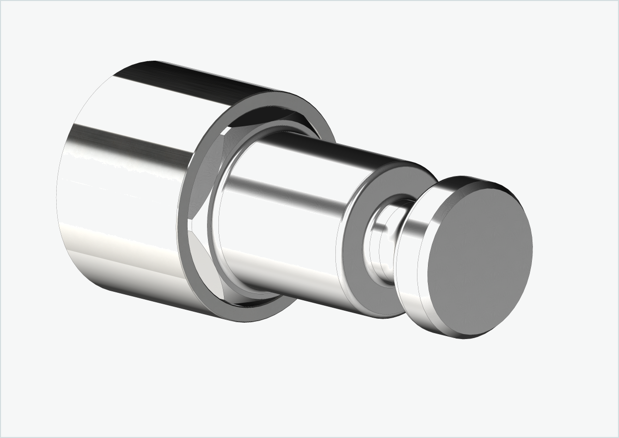 Adapter voor massieve as - M12 x 1,25 | voor Croozer aanhangwagens vanaf 2018