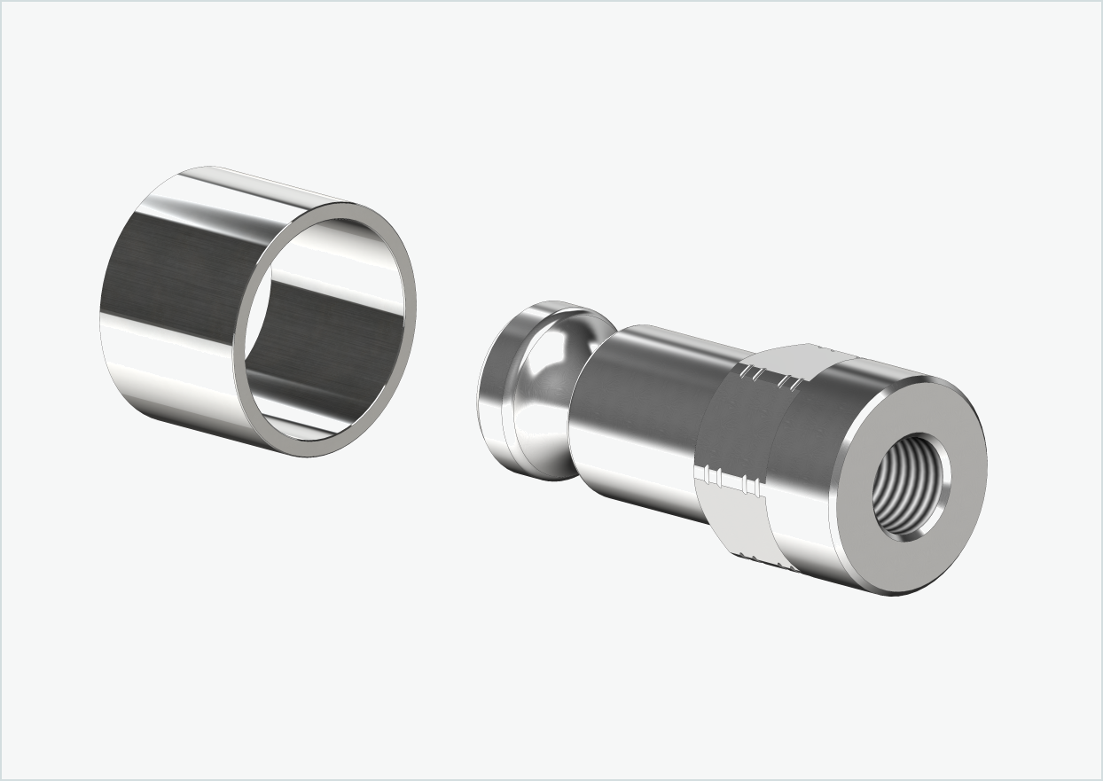 Adapter voor massieve as - FG 10.5 - (13/32 x 26) | voor Croozer aanhangwagens vanaf 2018