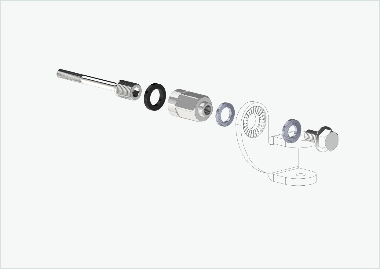 Universele adapter voor Enviolo versnellingsnaven tot 2023 | geschikt voor Thule, Qeridoo, Burley, Prophete, Hamax, Trixie en vele anderen