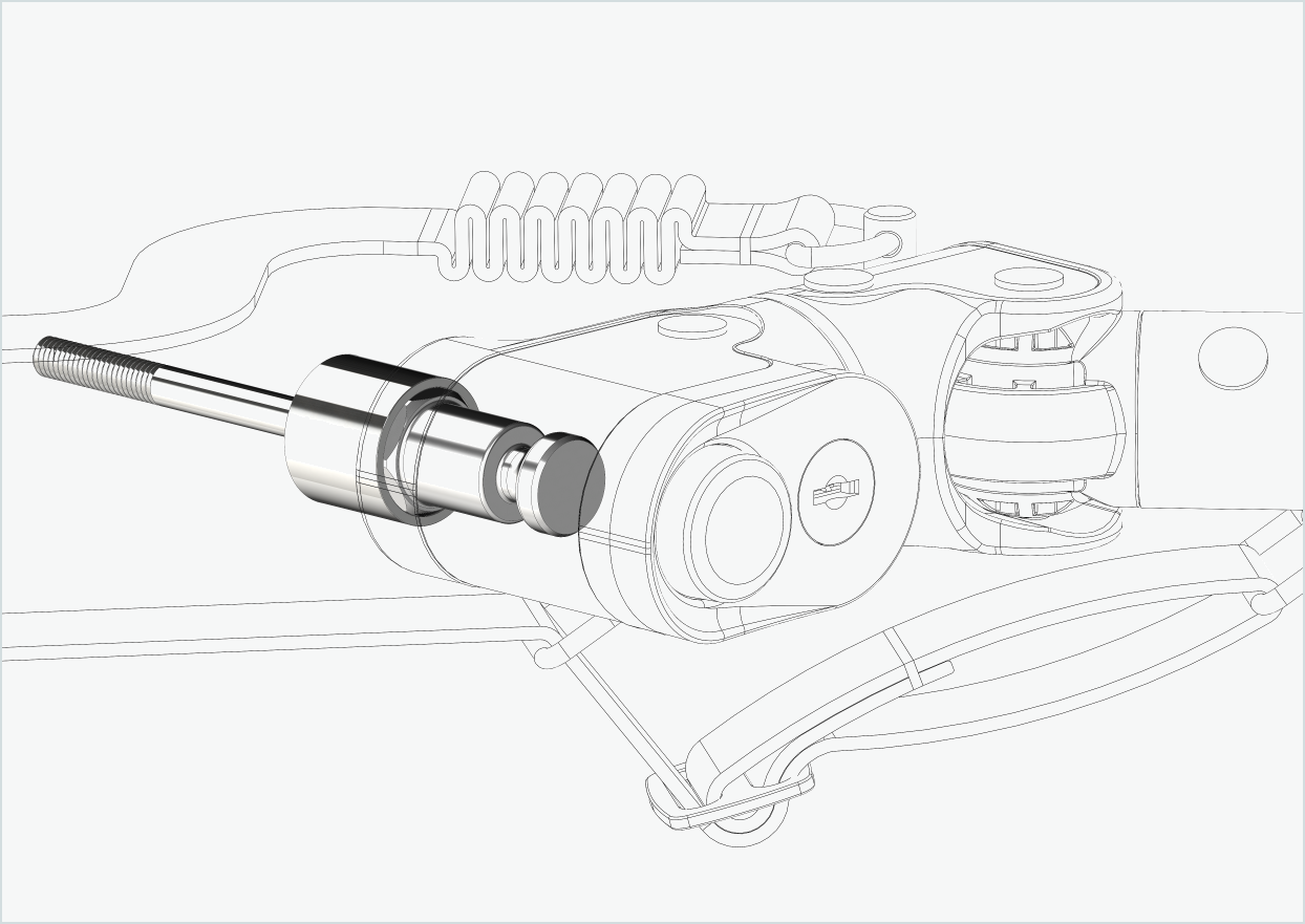 Adapter voor Enviolo versnellingsnaven tot 2023 | geschikt voor Croozer vanaf 2018