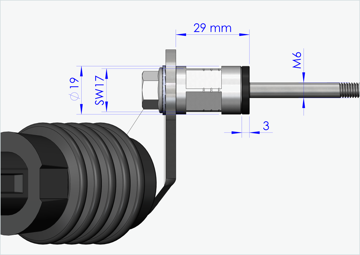 Polygoon adapter voor Enviolo versnellingsnaven tot 2023 | geschikt voor Weber koppelingen type: E - EL - ES