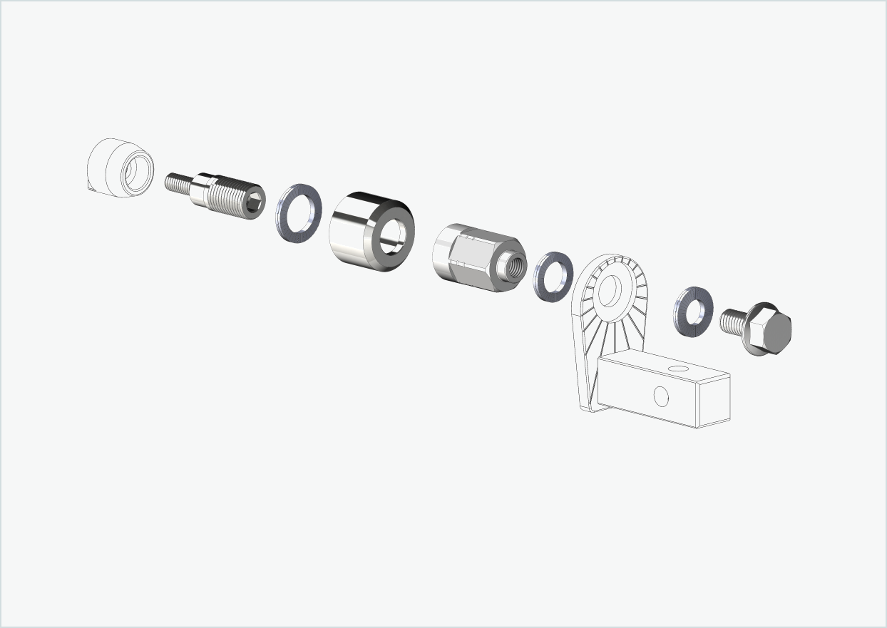 Universele adapter voor HYENA-HRN motor | geschikt voor Thule, Qeridoo, Burley, Prophete, Hamax, Trixie en nog veel meer