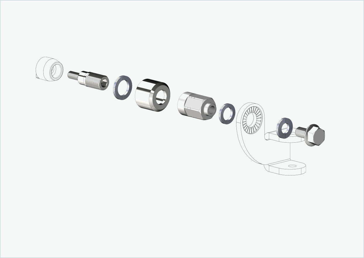 Universele adapter voor HYENA-HRN motor | geschikt voor Thule, Qeridoo, Burley, Prophete, Hamax, Trixie en nog veel meer