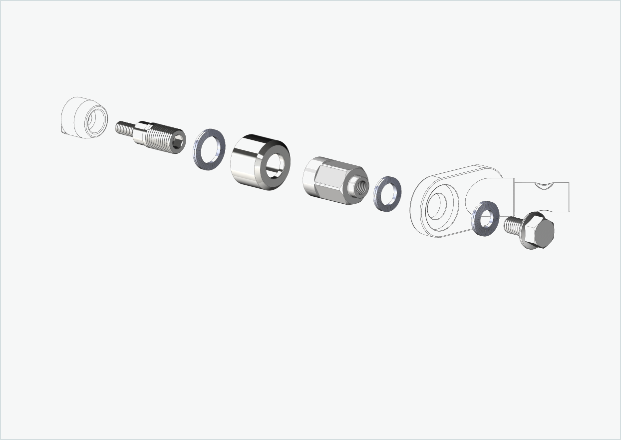 Universele adapter voor HYENA-HRN motor | geschikt voor Thule, Qeridoo, Burley, Prophete, Hamax, Trixie en nog veel meer