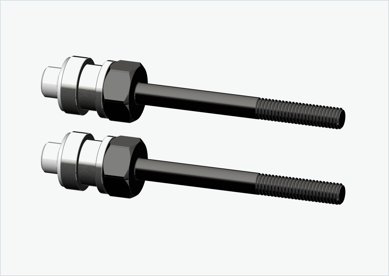 BOB YAK / IBEX schroefdraadadapterset | voor Enviolo versnellingsnaven tot 2023