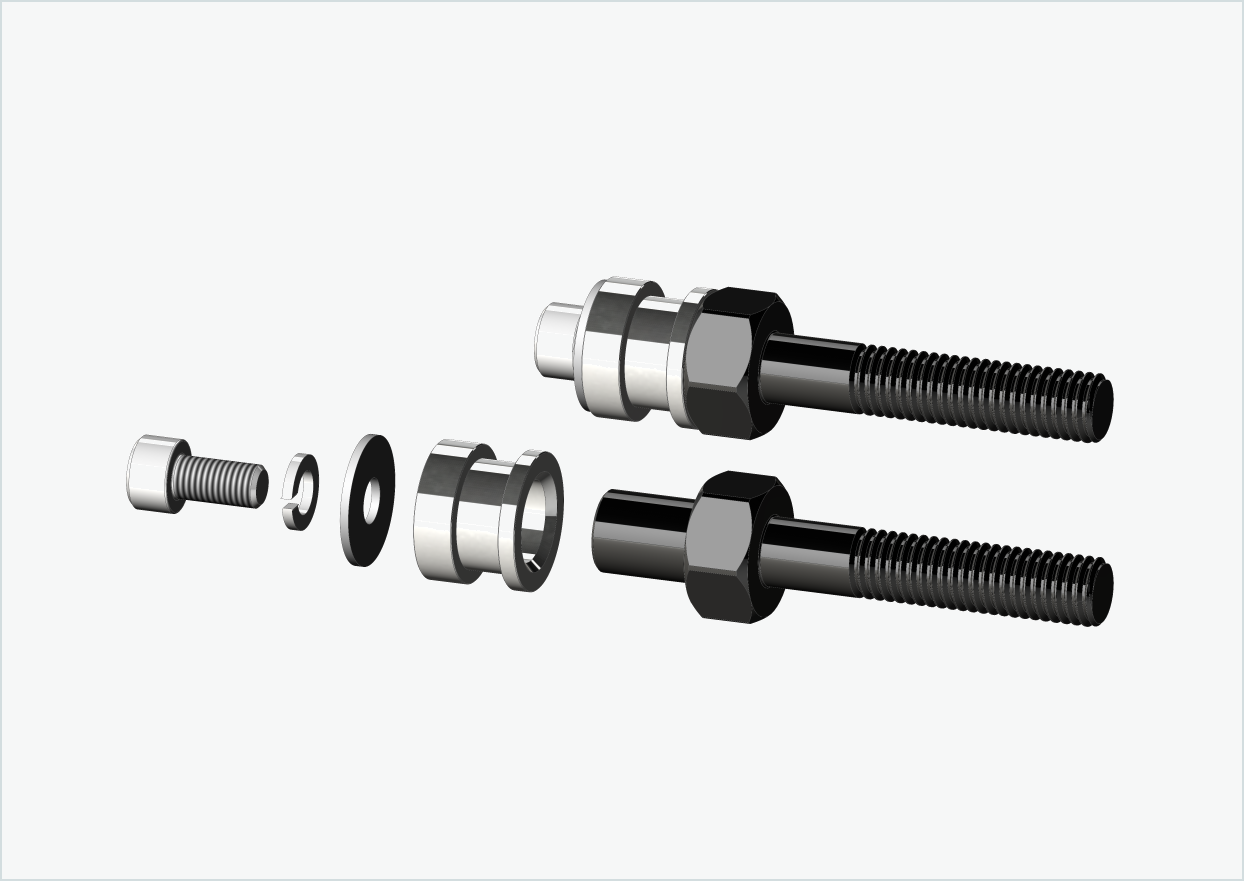 BOB YAK / IBEX schroefdraadadapterset | voor Enviolo versnellingsnaven vanaf 2024