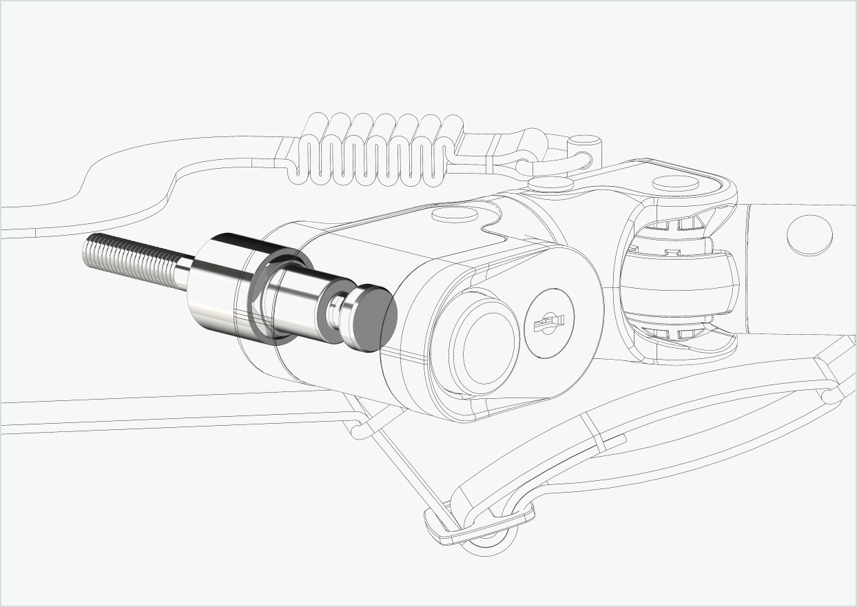 Adapter voor Enviolo versnellingsnaven vanaf 2024 | geschikt voor Croozer vanaf 2018