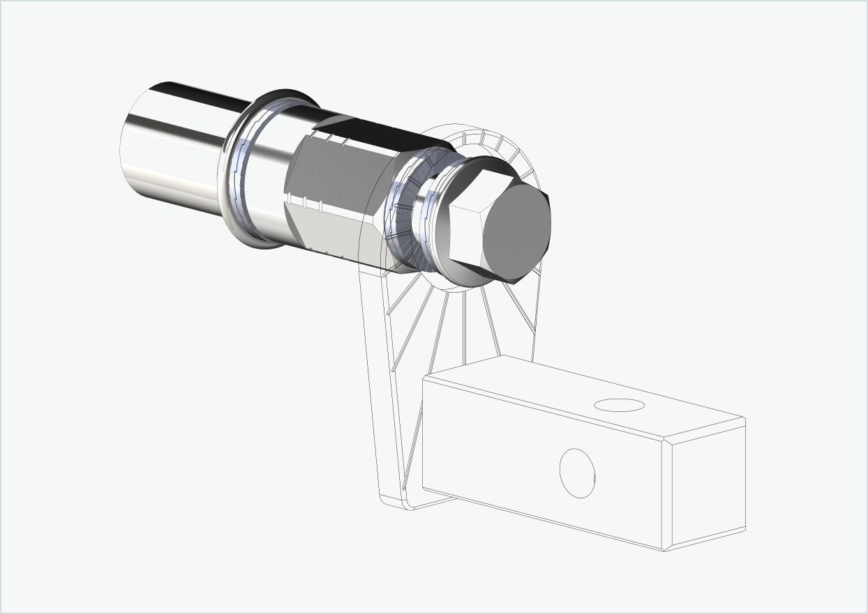 Cowboy 4 - Draadadapter kort - M12 x 1,25 | Bundel met adapter universeel