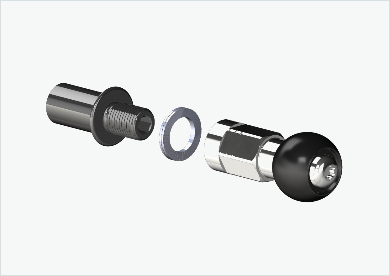 Cowboy 4 - Draadadapter lang - M12 x 1,25 | Bundel met adapterset Burley COHO XC