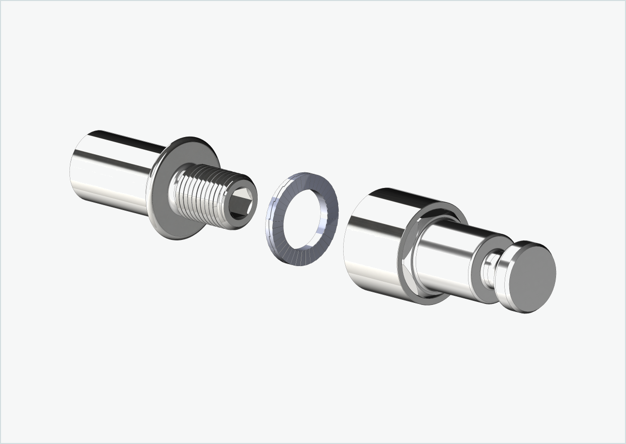 Cowboy 4 - Draadadapter lang - M12 x 1,25 | Bundel met adapter Croozer