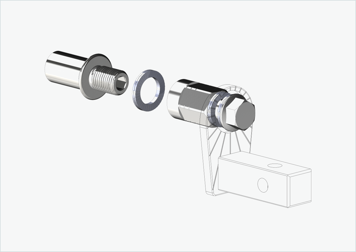 Cowboy 4 - Draadadapter lang - M12 x 1,25 | Bundel met adapter universeel