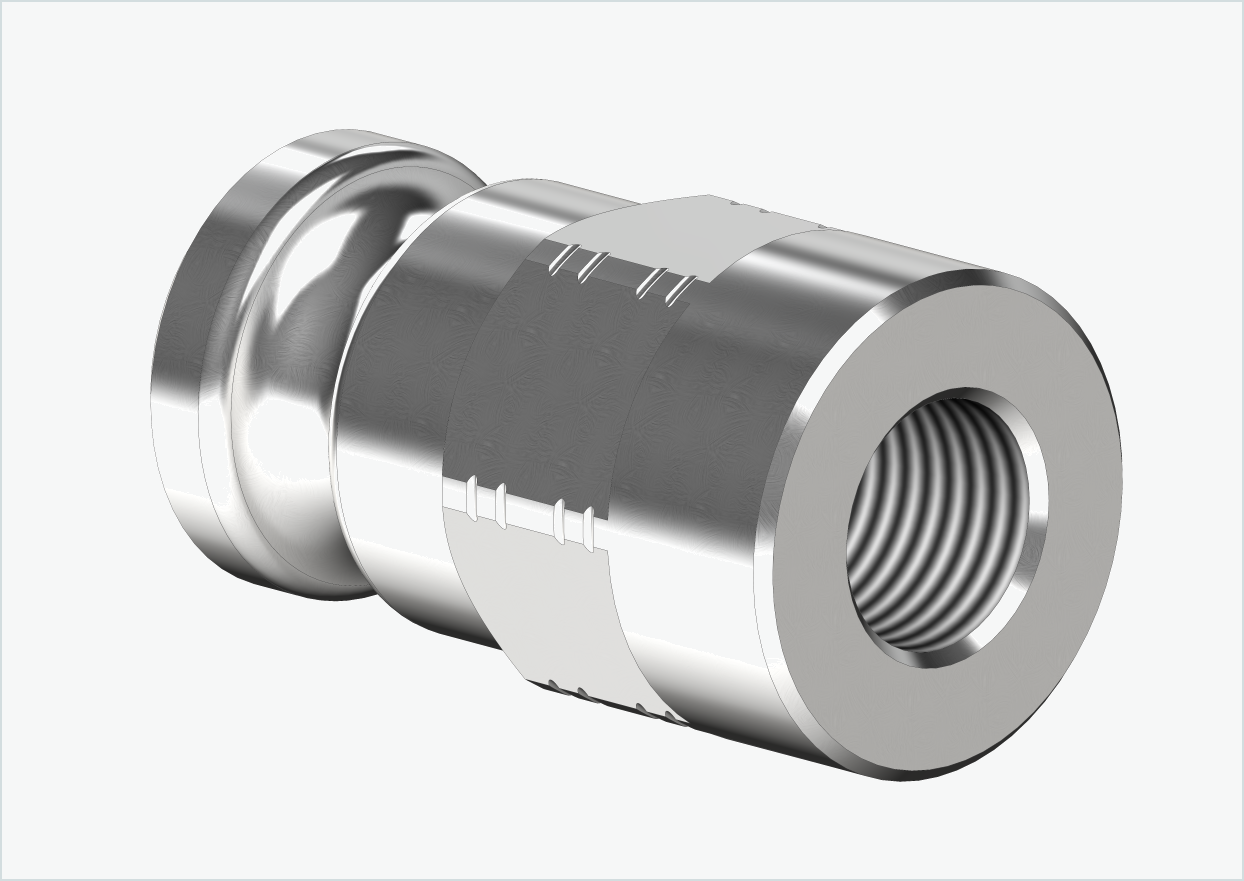 Adapter voor massieve as - FG 10.5 - (13/32 x 26) | voor Leggero (BECCO)