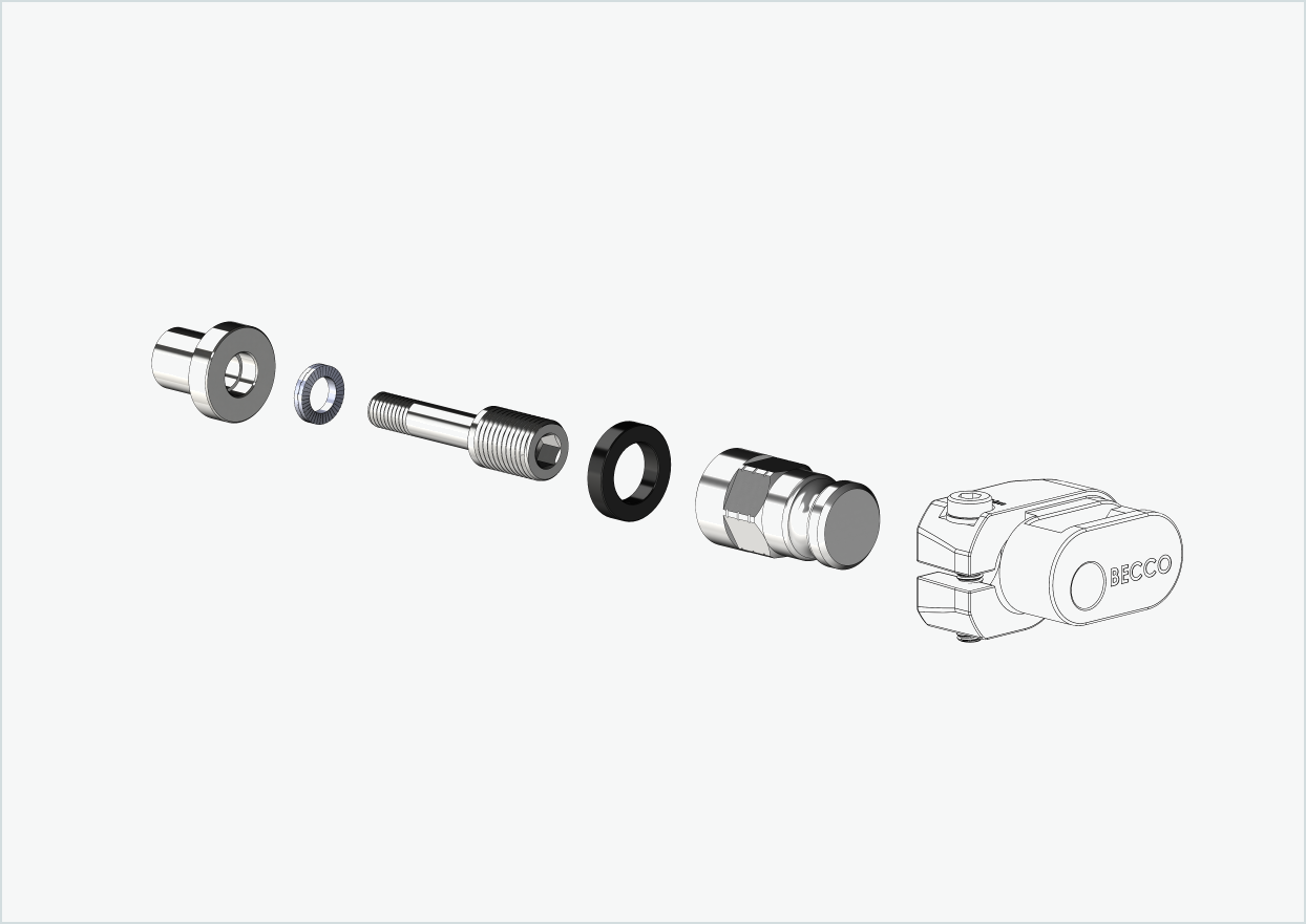 Adapter XL voor Rohloff-naaf Speedhub 500-14 / A12 | geschikt voor Leggero met BECCO-systeem