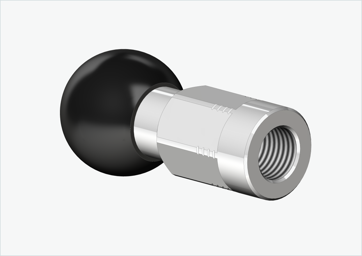 Massieve as adapter set - M12 x 1.00 | geschikt voor Burley COHO XC