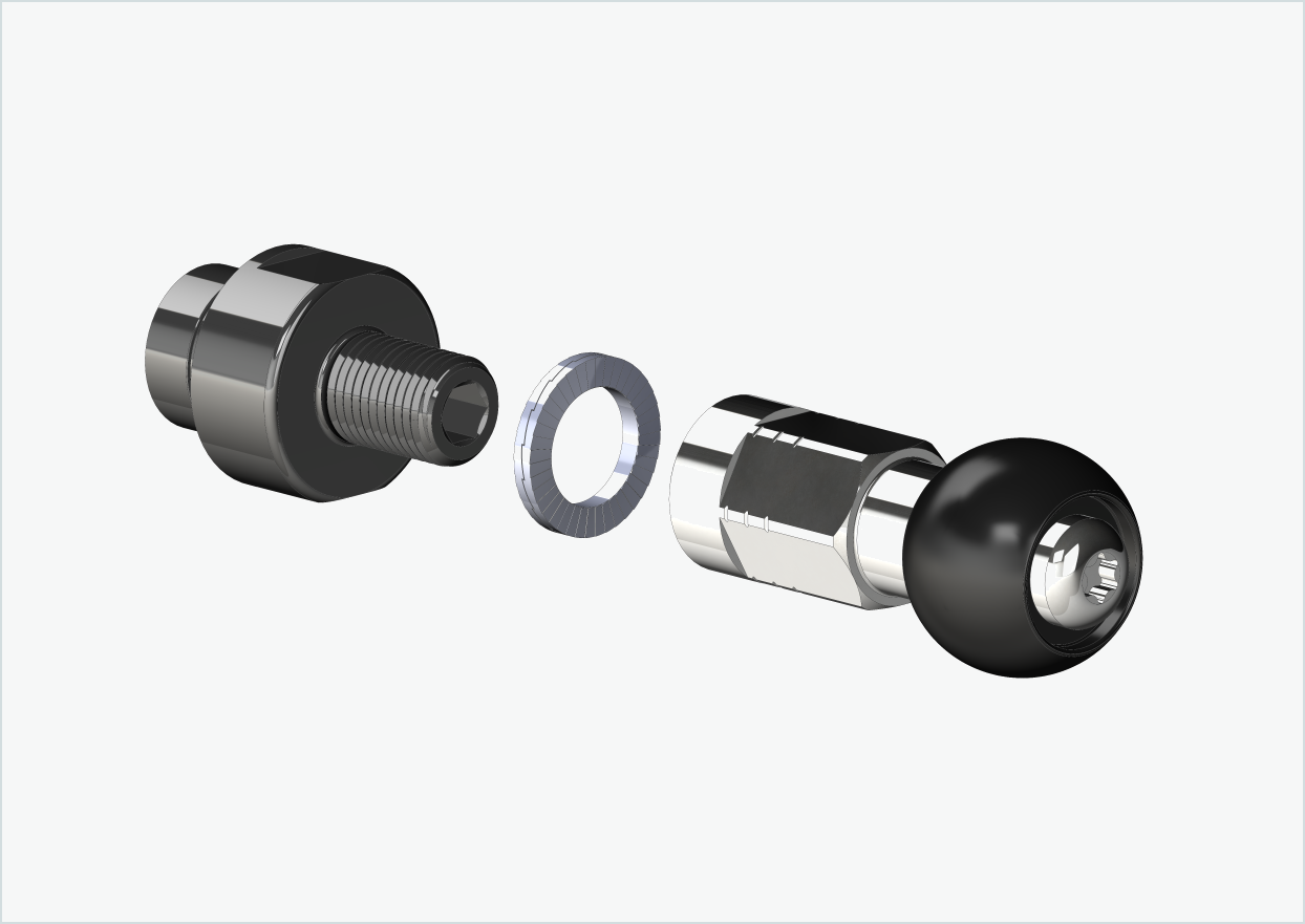 ORBEA Diem - Schroefdraadadapter - M12 x 1,25 | Bundel met adapterset Burley COHO XC