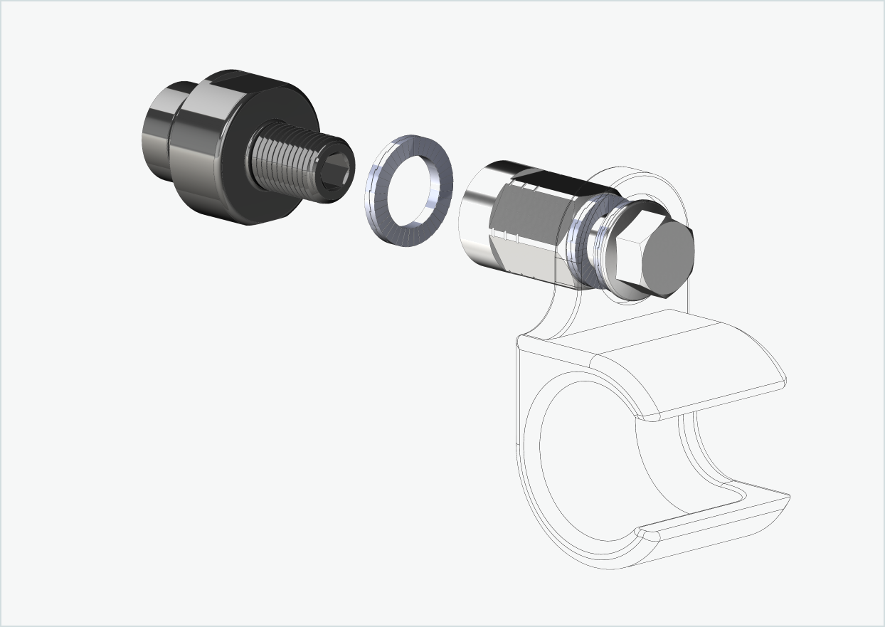 ORBEA Diem - Schroefdraadadapter - M12 x 1,25 | Bundel met universele adapter