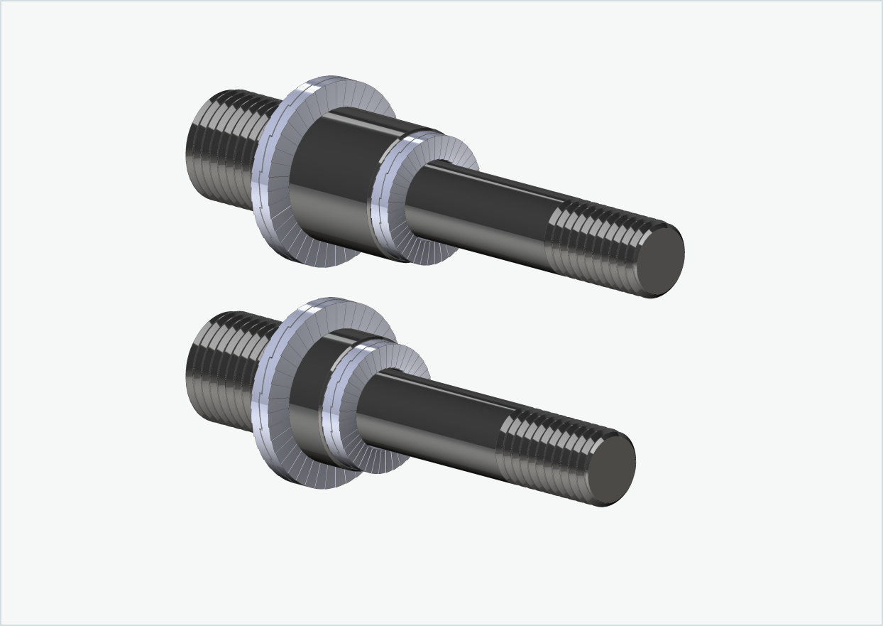 Burley COHO XC schroefdraadadapterset | voor HASE PINO met Rohloff Speedhub 500-14 / A12