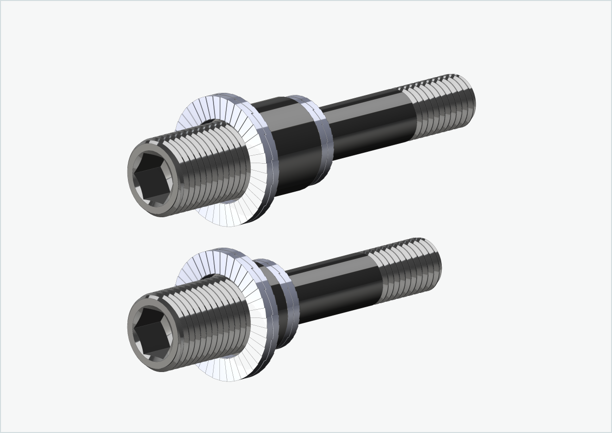 Burley COHO XC schroefdraadadapterset | voor HASE PINO met Rohloff Speedhub 500-14 / A12