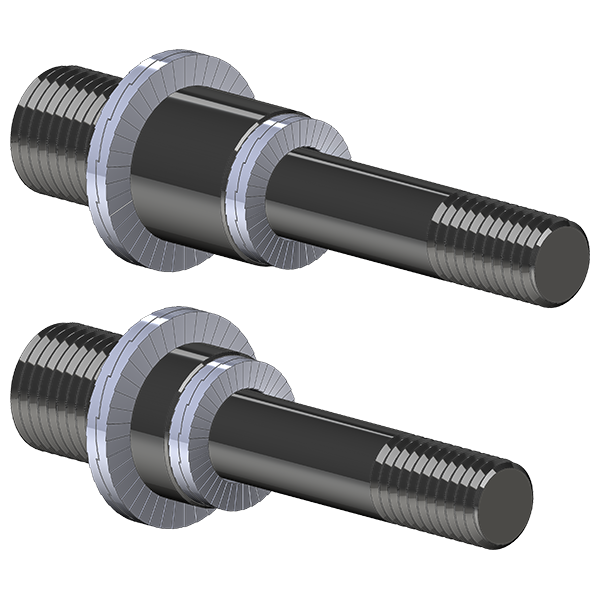 Burley COHO XC schroefdraadadapterset | voor HASE PINO met Rohloff Speedhub 500-14 / A12