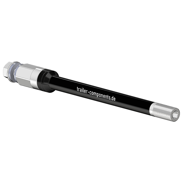 Syntace steekassen (X-12) met universele adapter | geschikt voor Thule, Qeridoo, Burley, Hamax, Trixie en nog veel meer