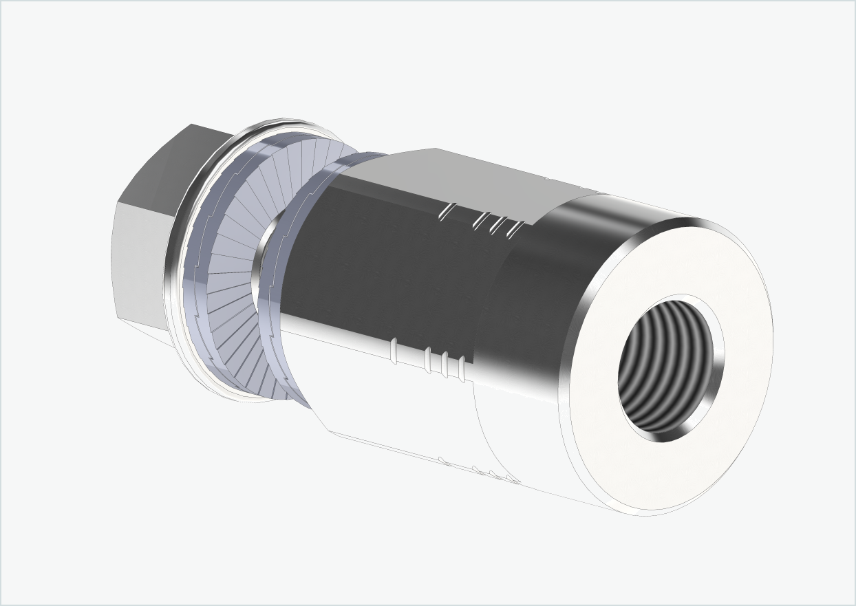 Adapter voor massieve as - FG 9.5 - (3/8 x 26)