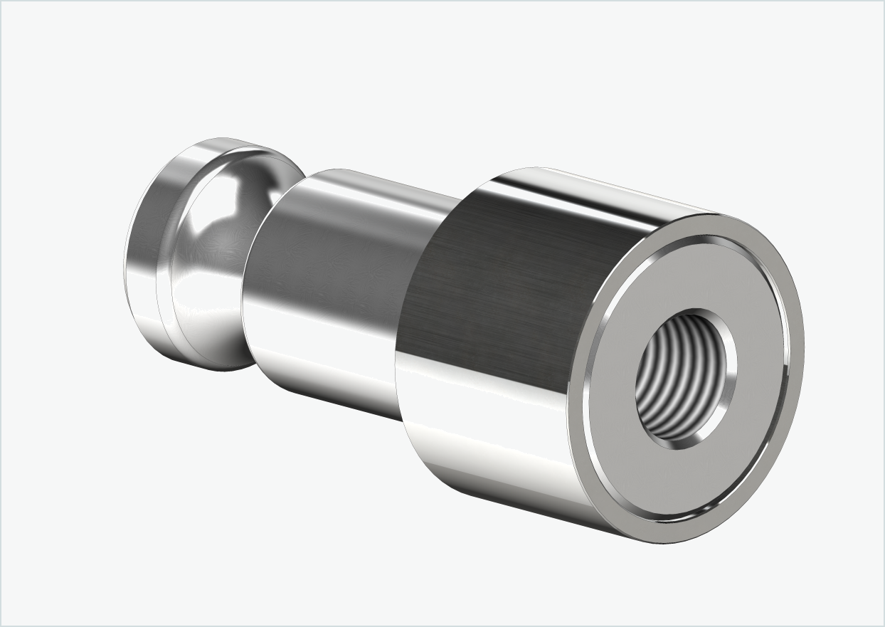Adapter voor massieve as - FG 9.5 - (3/8 x 26) | voor Croozer aanhangwagens vanaf 2018
