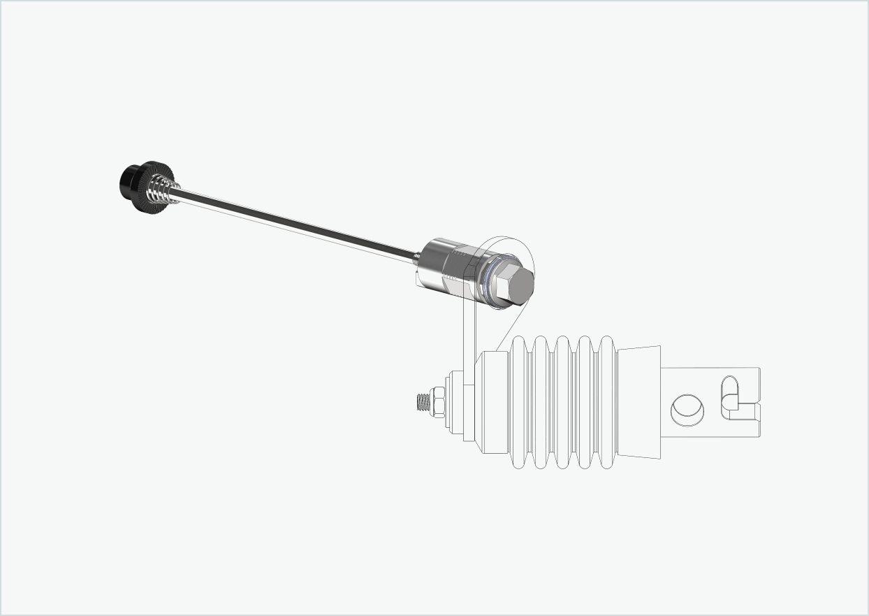 Snelspanas met polygoonadapter | klemlengte 143mm - 153mm