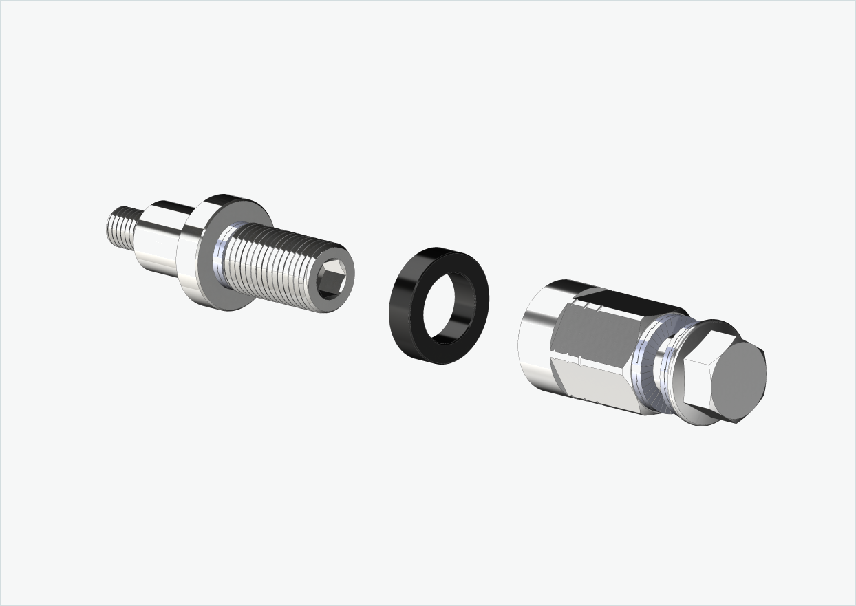 Adapter Universeel XL voor Rohloff-naaf Speedhub 500-14 / A12 | geschikt voor Thule, Qeridoo, Burley, Prophete, Hamax, Trixie en vele anderen