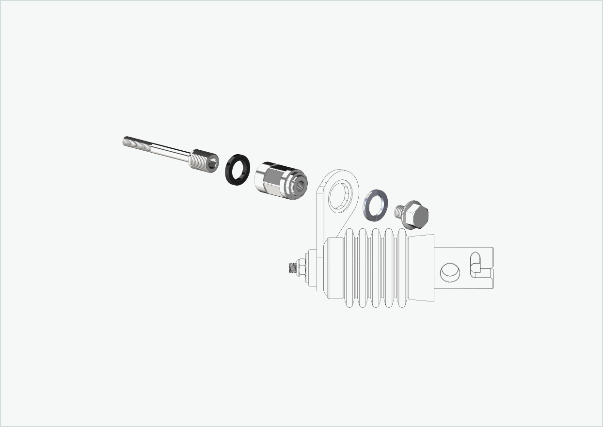 Polygoon adapter voor Enviolo versnellingsnaven tot 2023 | geschikt voor Weber koppelingen type: E - EL - ES