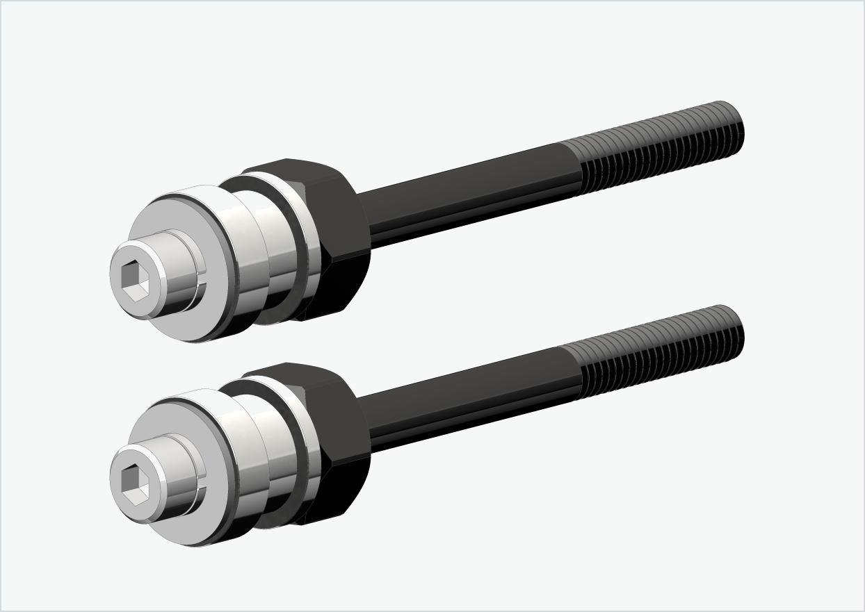 BOB YAK / IBEX schroefdraadadapterset | voor Enviolo versnellingsnaven tot 2023