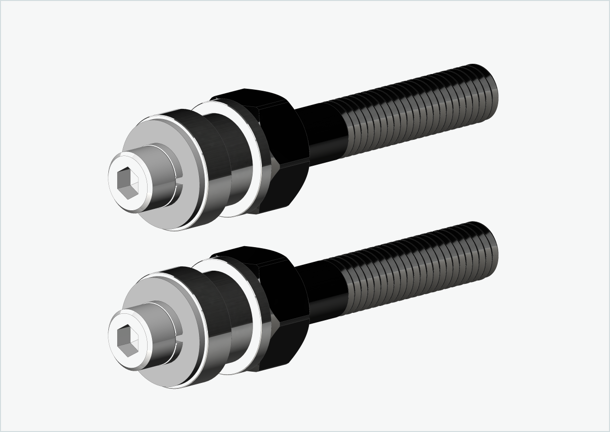 BOB YAK / IBEX schroefdraadadapterset | voor Enviolo versnellingsnaven vanaf 2024