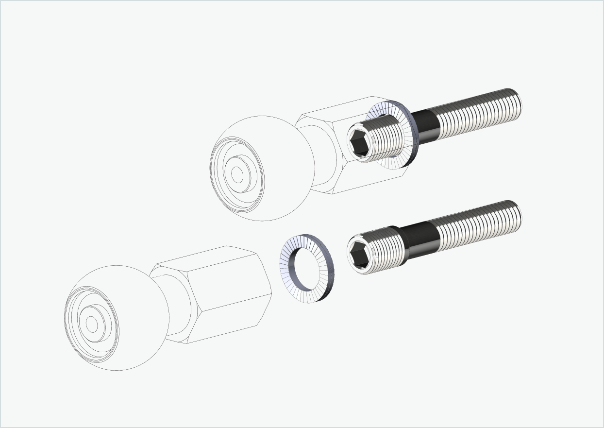 Burley COHO XC schroefdraadadapterset | voor Enviolo versnellingsnaven vanaf 2024
