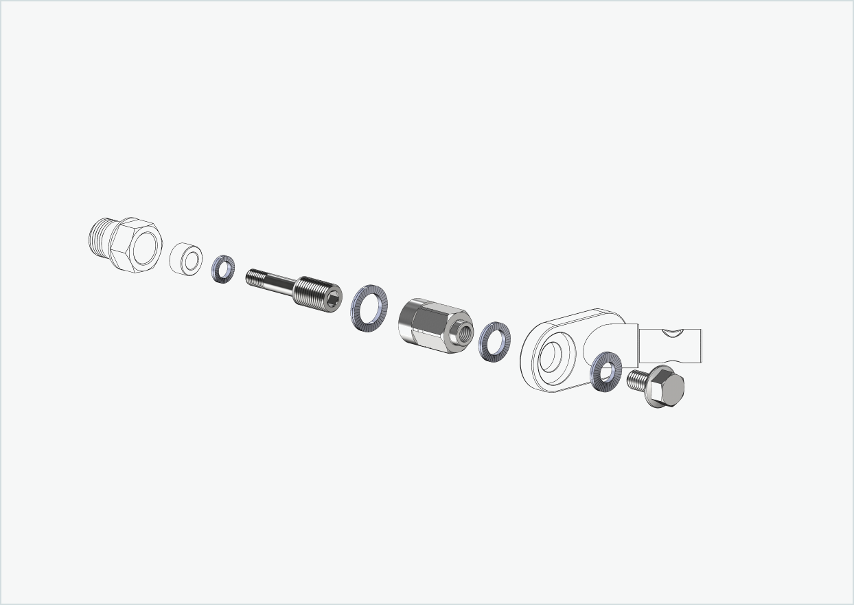 Universele adapter voor HASE PINO met Rohloff Speedhub A12 | geschikt voor Thule, Qeridoo, Burley, Prophete, Hamax, Trixie en nog veel meer.