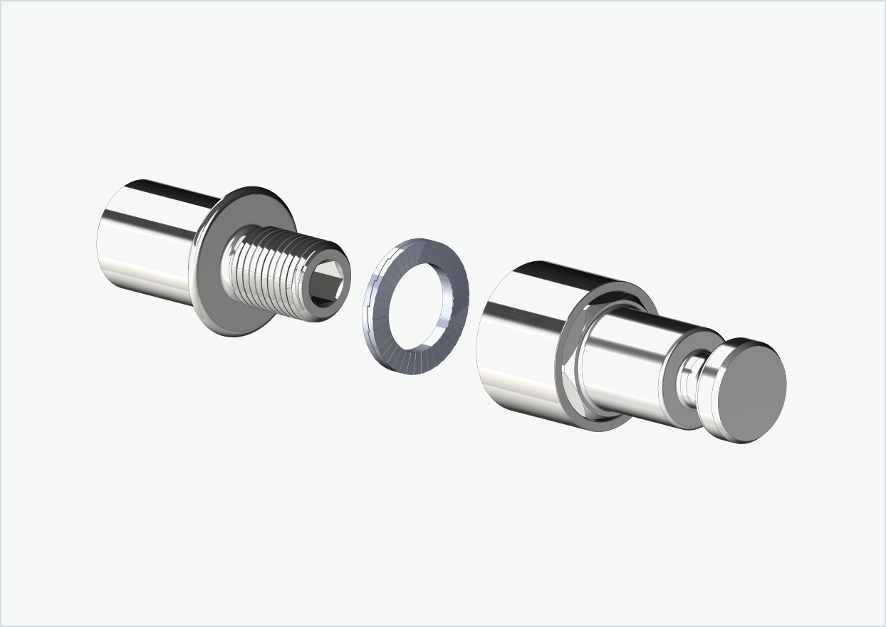 Cowboy 4 - Draadadapter kort - M12 x 1,25 | Bundel met adapter Croozer