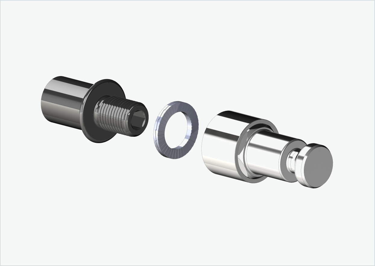 Cowboy 4 - Draadadapter kort - M12 x 1,25 | Bundel met adapter Croozer