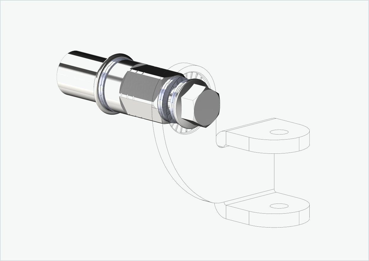 Cowboy 4 - Draadadapter kort - M12 x 1,25 | Bundel met adapter universeel