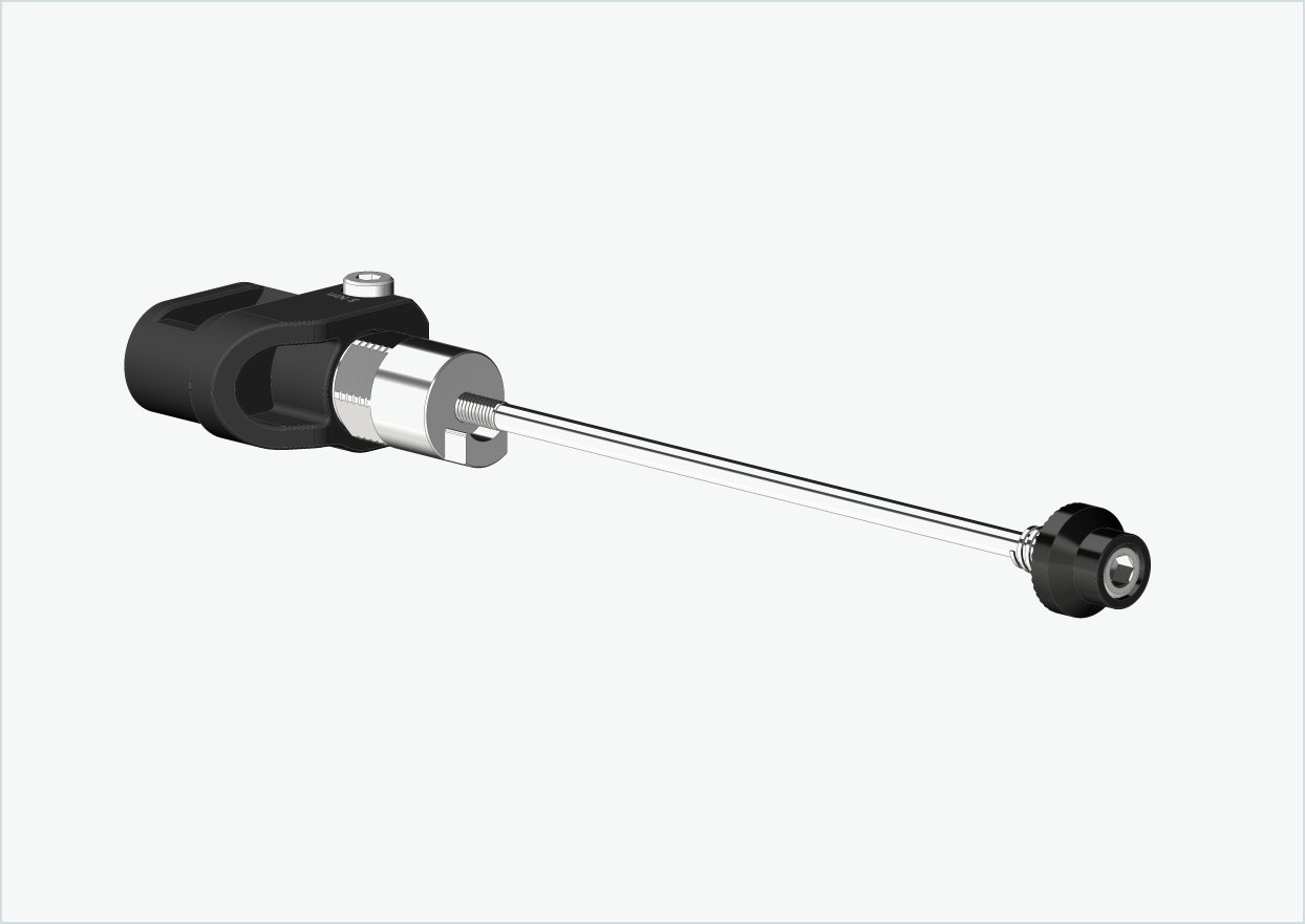 Snelspanas met adapter voor Leggero met BECCO systeem | klemlengte 154mm - 165mm