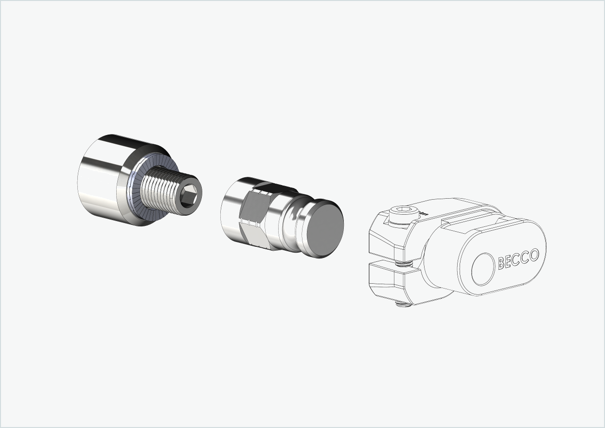 Adapter voor HYENA-HRN motor | geschikt voor Leggero met BECCO systeem
