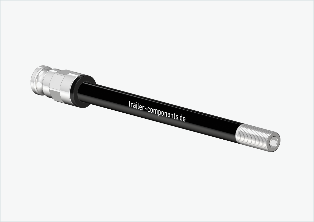 Steekas met adapter / M12 x 1,00 | voor Leggero aanhangwagens met BECCO systeem