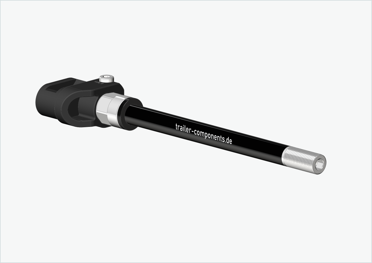 Snelspanas met adapter / M12 x 1,75 | voor Leggero aanhangwagens met BECCO systeem