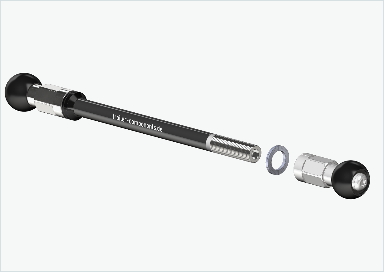 Syntace steekas (X-12) voor Burley COHO XC / M12 x 1.00