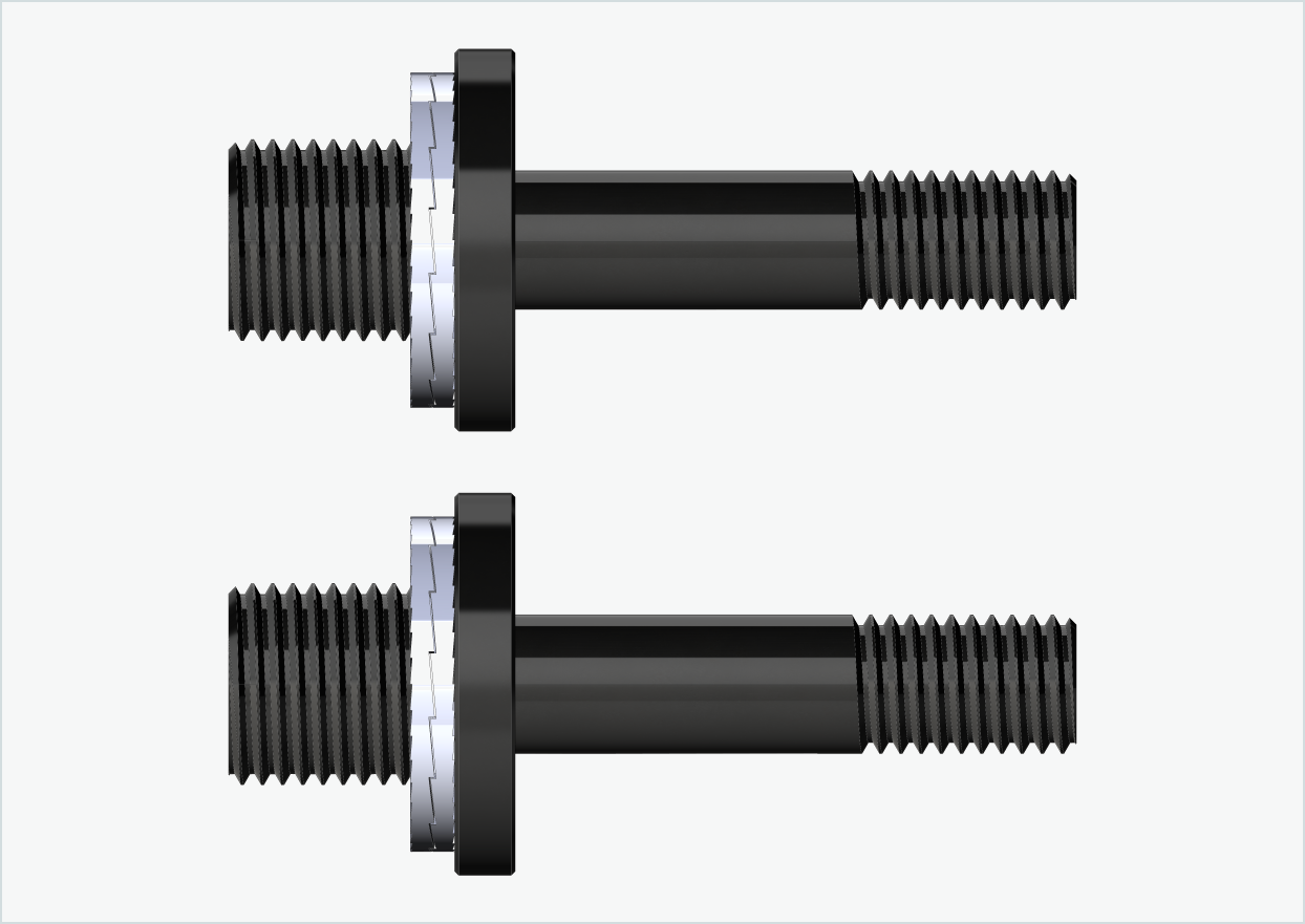 Burley COHO XC schroefdraadadapterset (30mm/30mm) | voor Rohloff Speedhub 500-14 / A12