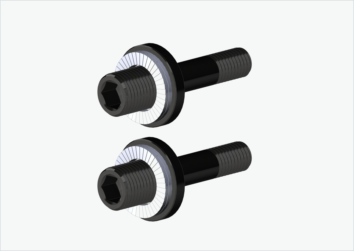 Burley COHO XC schroefdraadadapterset (30mm/30mm) | voor Rohloff Speedhub 500-14 / A12