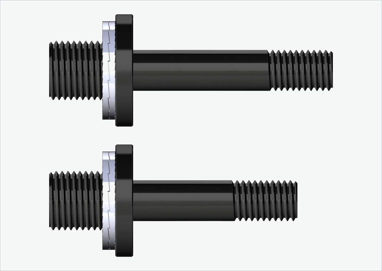 Burley COHO XC schroefdraadadapterset (30mm/36mm) | voor Rohloff Speedhub 500-14 / A12