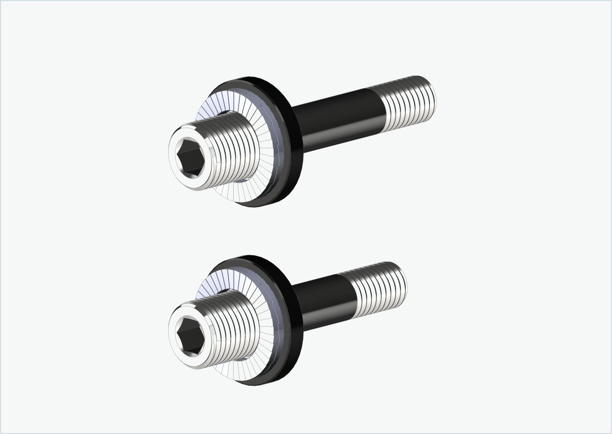 Burley COHO XC schroefdraadadapterset (30mm/36mm) | voor Rohloff Speedhub 500-14 / A12